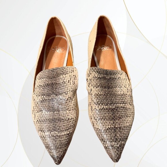NWOT Franco Sarto Women's Topaz Snake Print Loafers - Picture 2 of 7